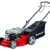 Einhell Benzin Rasenmäher GC-PM 46/3 S (46 cm Schnittbreite, 5-fach zentral Schnitthöhenverstellung 30-70 mm, 55 L Fangsackvolumen) -