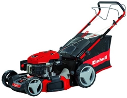 Einhell Benzin Rasenmäher GC-PM 56 S HW (2,8 kW, 56 cm Schnittbreite, 80 l Fangsack, Radantrieb, Mulchfunktion, Seitenauswurf, empfohlen bis 2200 m²) -