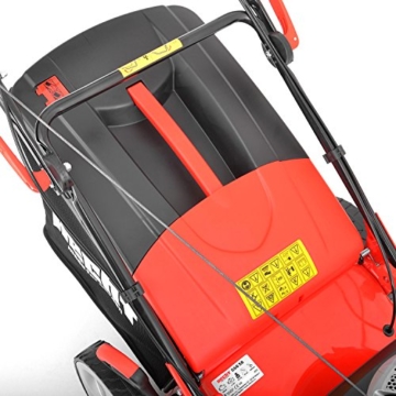 HECHT Benzin-Rasenmäher 556 SB Briggs & Stratton Benzin-Mäher (4 PS Motorleistung, 46 cm Schnittbreite, 7-fache Schnitthöhenverstellung 25-75 mm, 60 L Fangsack) - 